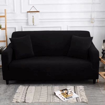 Couch Cover Set Black